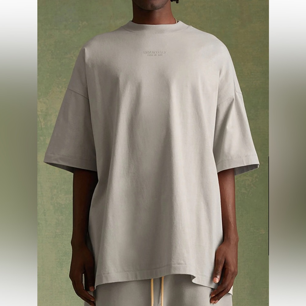 Fear of God Essentials Silver Cloud T-Shirt